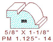 Panel Moulding 1-1/8" - 14 Panel Moulding 1-1/8" - 14