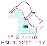 Panel Moulding 1-1/8" - 17