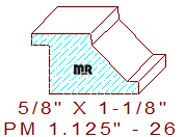 Panel Moulding 1-1/8" - 26