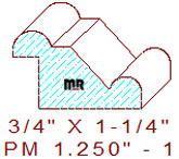 Panel Mould 1-1/4" - 1