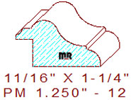 Panel Mould 1-1/4" - 12