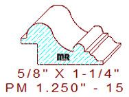 Panel Mould 1-1/4" - 15