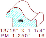 Panel Mould 1-1/4" - 16