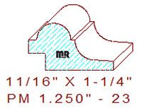 Panel Mould 1-1/4" - 23 Panel Mould 1-1/4" - 23