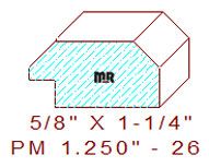 Panel Mould 1-1/4" - 26