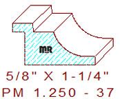 Panel Mould 1-1/4" - 37 Panel Mould 1-1/4" - 37