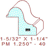 Panel Mould 1-1/4" - 40