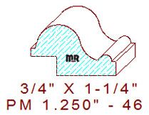 Panel Mould 1-1/4" - 46 Panel Mould 1-1/4" - 46