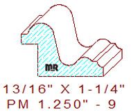 Panel Mould 1-1/4" - 9