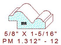 Panel Mould 1-5/16" - 12 