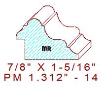 Panel Mould 1-5/16" - 14