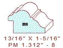 Panel Mould 1-5/16" - 8