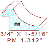 Panel Moulding 1-5/16"