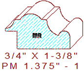 Panel Mould 1-3/8" - 1