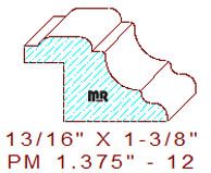 Panel Mould 1-3/8" - 12