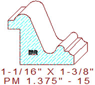 Panel Mould 1-3/8" - 15