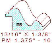 Panel Mould 1-3/8" - 16
