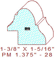 Panel Mould 1-3/8" - 28