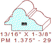 Panel Mould 1-3/8" - 29