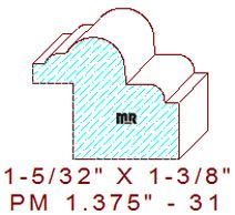 Panel Mould 1-3/8" - 31 Panel Mould 1-3/8" - 31