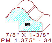 Panel Mould 1-3/8" - 34