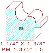 Panel Mould 1-3/8" - 5 Panel Mould 1-3/8" - 5