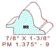 Panel Mould 1-3/8" - 9