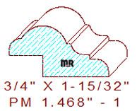 Panel Mould 1-15/32" - 1