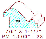 Panel Moulding 1-1/2" - 23