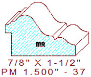 Panel Moulding 1-1/2" - 37 Panel Moulding 1-1/2" - 37