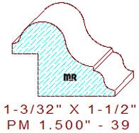 Panel Moulding 1-1/2" - 39 Panel Moulding 1-1/2" - 39