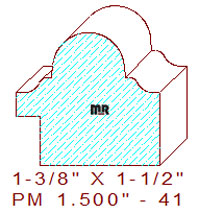 Panel Moulding 1-1/2" - 41 Panel Moulding 1-1/2" - 41