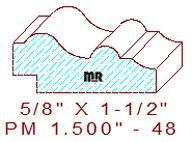 Panel Moulding 1-1/2" - 48 