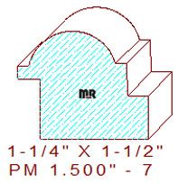 Panel Mould 1-1/2" - 7 Panel Mould 1-1/2" - 7
