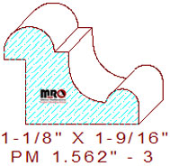 Panel Mould 1-9/16" - 3 