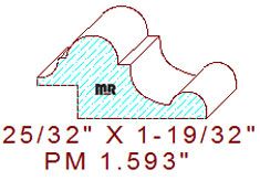 Panel Mould 1-19/32"