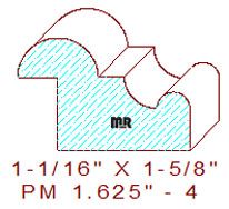 Panel Mould 1-5/8" - 4