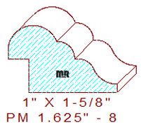 Panel Mould 1-5/8" - 8