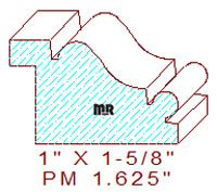 Panel Moulding 1-5/8" Panel Moulding 1-5/8"
