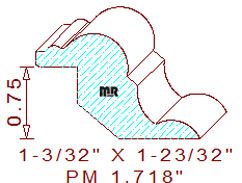 Panel Moulding 1-23/32" Panel Moulding 1-23/32"