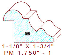 Panel Moulding 1-3/4" - 1 Panel Moulding 1-3/4" - 1