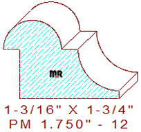 Panel Moulding 1-3/4" - 12 Panel Moulding 1-3/4" - 12