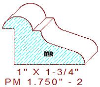 Panel Moulding 1-3/4" - 2 Panel Moulding 1-3/4" - 2