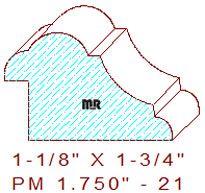 Panel Moulding 1-3/4" - 21 Panel Moulding 1-3/4" - 21