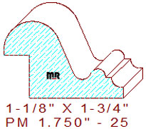 Panel Moulding 1-3/4" - 25 Panel Moulding 1-3/4" - 25
