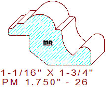 Panel Moulding 1-3/4" - 26 Panel Moulding 1-3/4" - 26