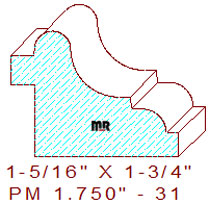 Panel Moulding 1-3/4" - 31 Panel Moulding 1-3/4" - 31