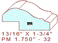 Panel Moulding 1-3/4" - 32