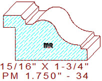 Panel Moulding 1-3/4" - 34 Panel Moulding 1-3/4" - 34