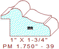 Panel Moulding 1-3/4" - 39 Panel Moulding 1-3/4" - 39